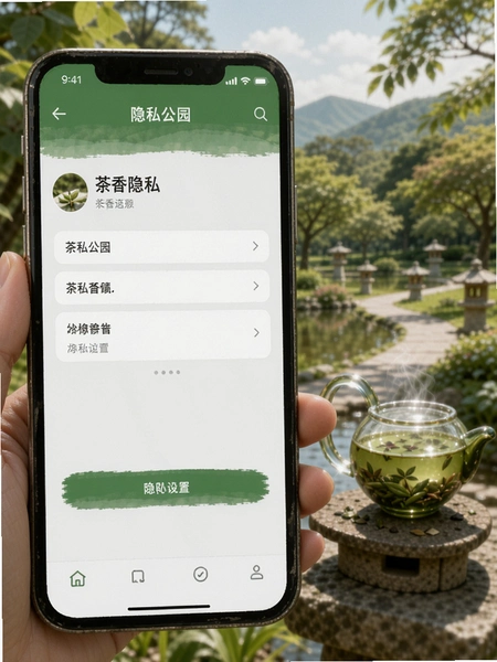 茶香公园隐私设置页面