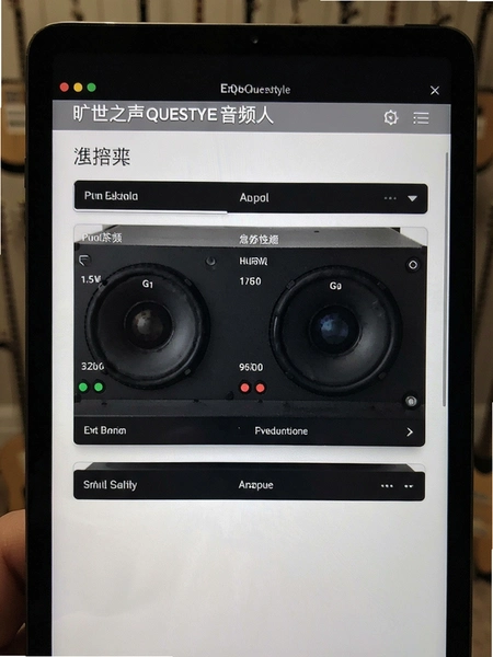 旷世之声Questyle音频设置页面