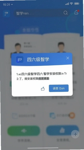 四六级智学安装权限请求弹窗