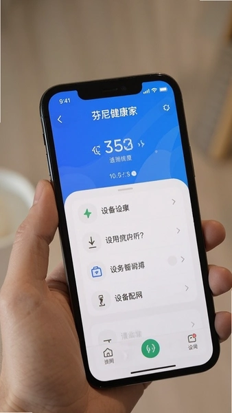 芬尼健康家app设备配网界面