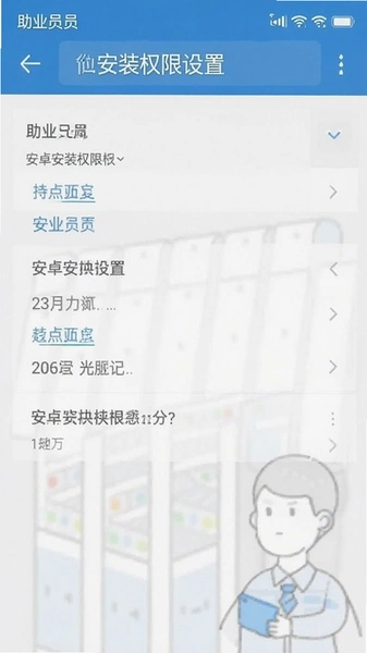 助业员工安卓安装权限设置界面图