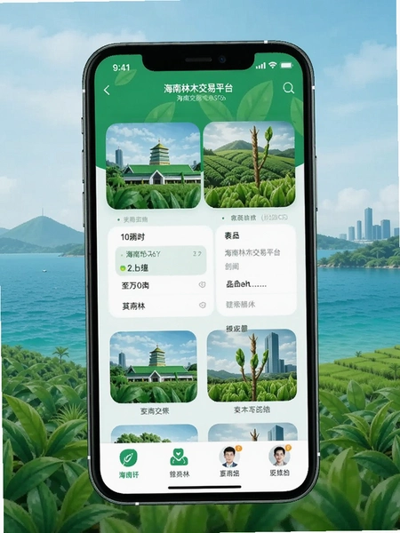 海南林木交易平台APP界面
