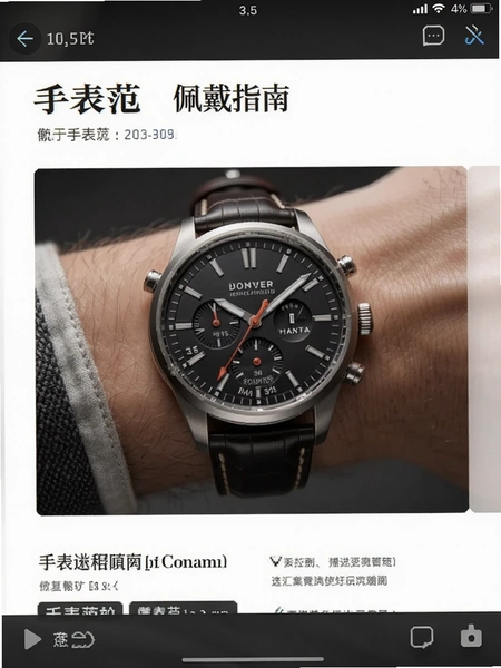 手表范 佩戴指南页面截图