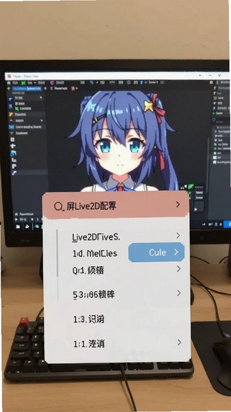 ����Live2D���ñ���˵�