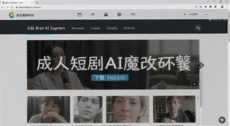 成人短剧ai魔改版下载页面截图预览图