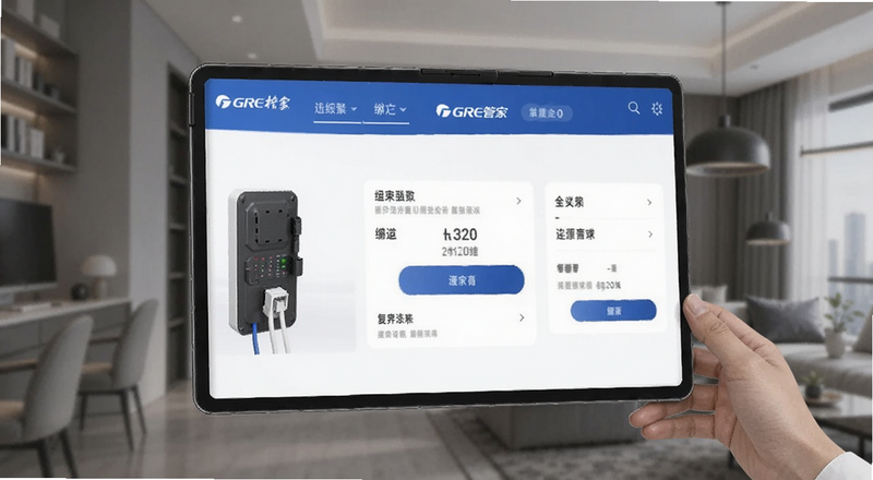 格力管家设备绑定界面