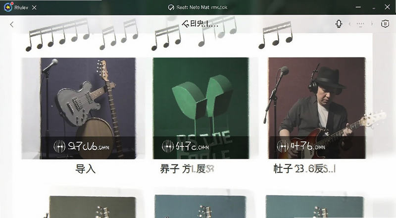 叶子音乐官方版本地歌曲导入界面预览图