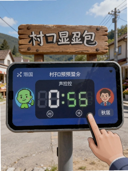 村口显眼包声控打分界面预览图
