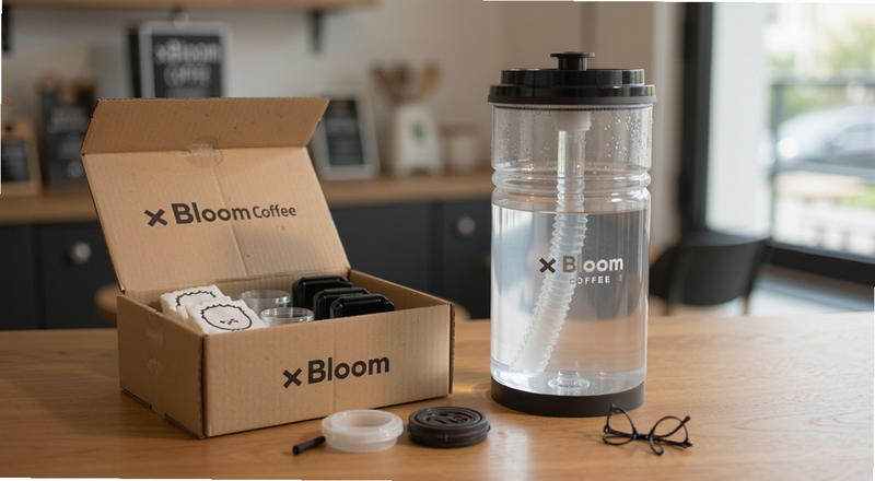 xBloom咖啡开箱配件与水箱安装预览图