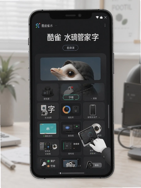 酷雀水印管家字迹擦除功能界面展示
