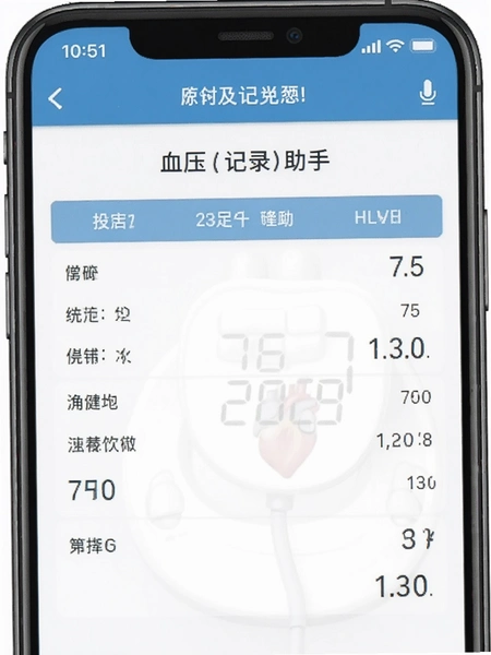 血压记录助手 记录界面截图