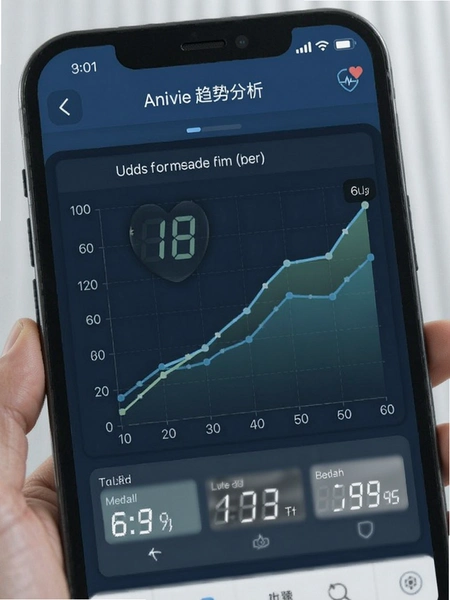血压记录助手 趋势分析图表展示