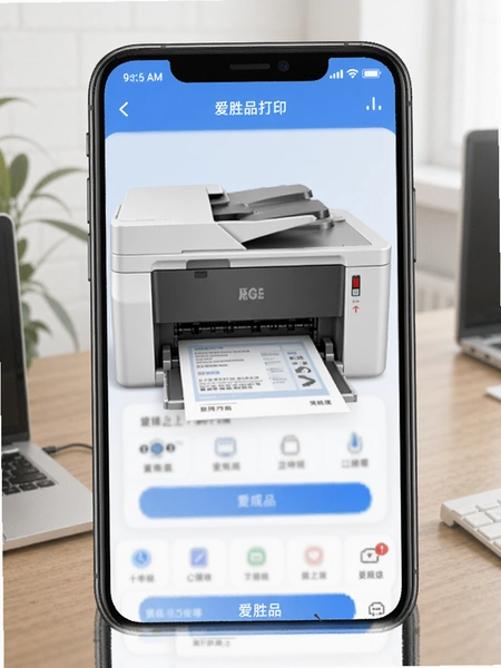 爱胜品打印app连接打印机界面