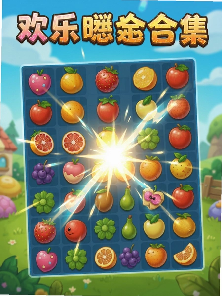 欢乐游戏合集水果消除特效画面