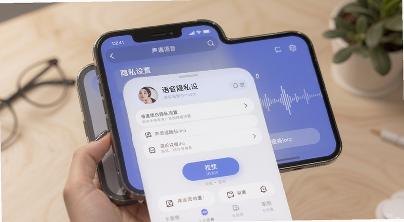 声遇语音隐私设置界面预览图