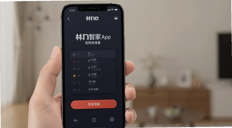 林内智家App配网准备界面