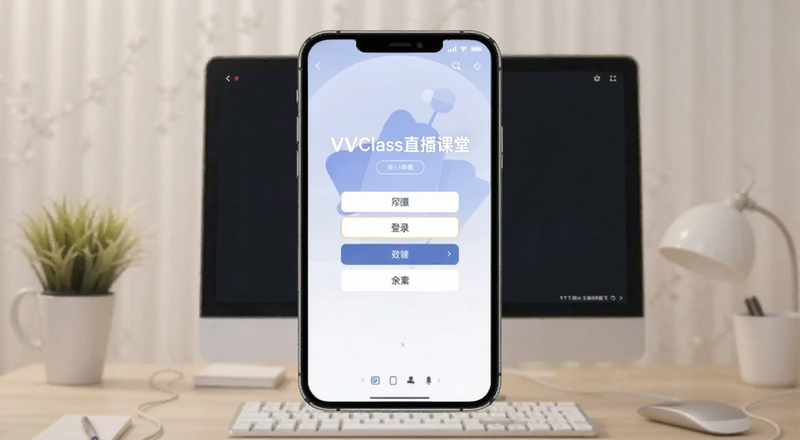 VVClass直播课堂登录界面预览图