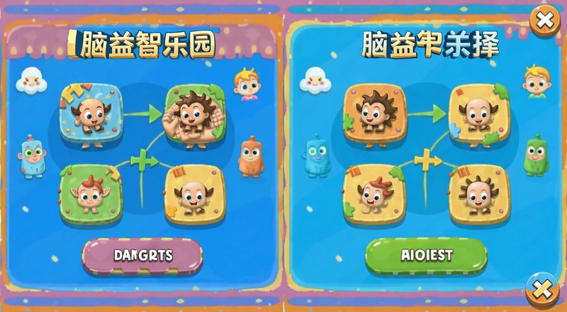 左右脑益智乐园关卡选择界面预览图