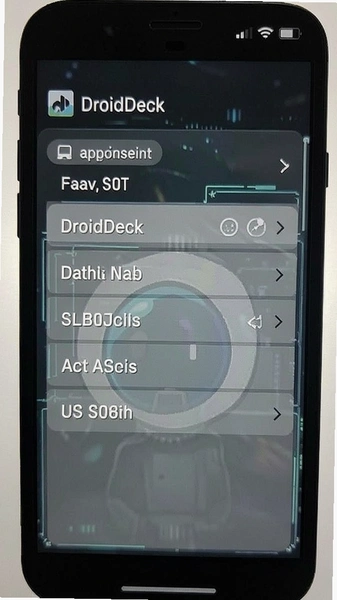DroidDeck�������ò˵�