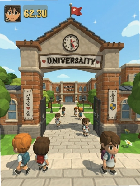 米加世界之大学 校园场景入口截图
