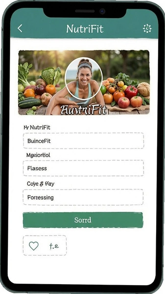 NutriFit个人资料填写页面