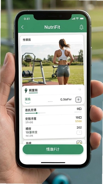 NutriFit运动记录添加界面