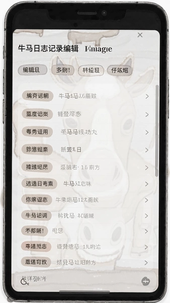 牛马日志记录编辑页面分类标签