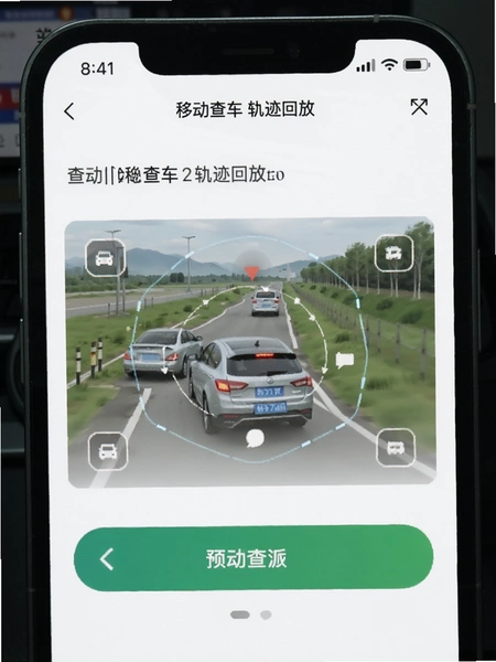 移动查车2轨迹回放功能界面预览图