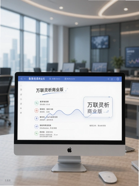 万联灵析商业版 关于页面 备案信息