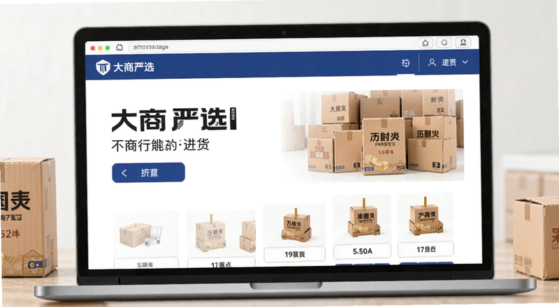 大商严选平台进货页面展示图