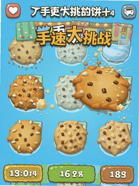 拼手速大挑战饼干计数界面截图