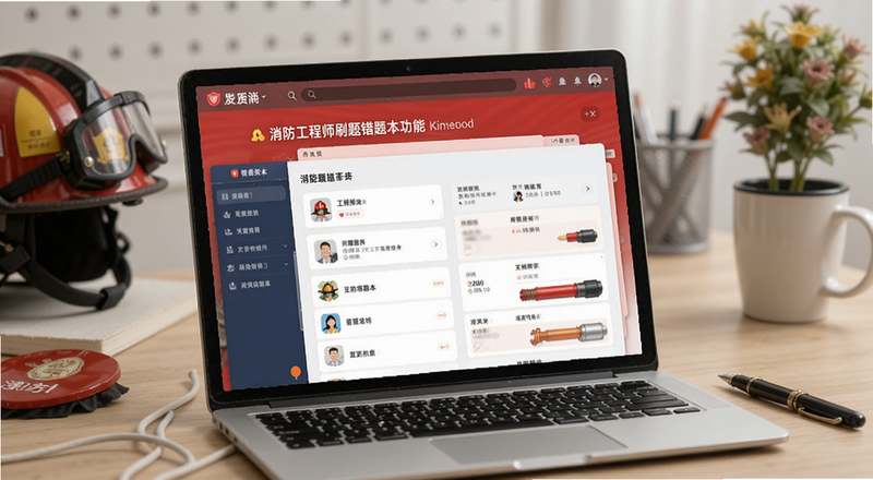 消防工程师刷题错题本功能页面预览图