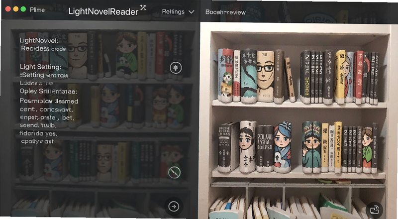 LightNovelReader阅读设置与书架管理预览图
