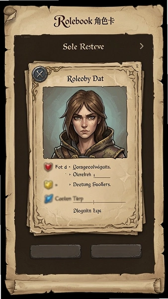 Rolebook角色卡模板选择界面