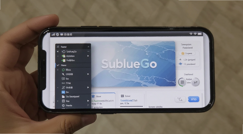 SublueGo软件操控界面手机截图