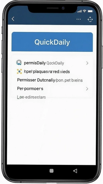 QuickDaily权限申请界面截图