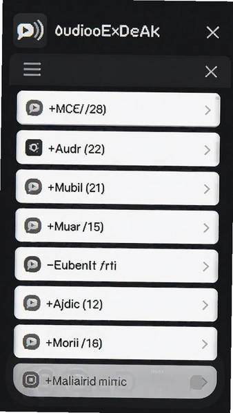 MusicDeck֧����Ƶ��ʽ�б�����