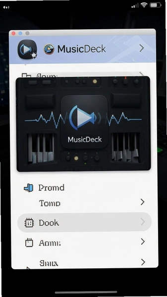 MusicDeck�������ò˵�����