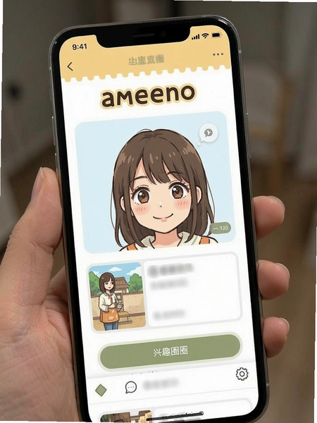 Ameeno兴趣圈子界面