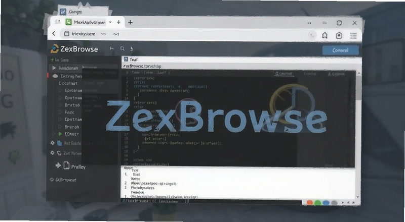 ZexBrowse浏览器界面预览图