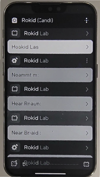 Rokid Lab�豸ɨ���б���ͼ