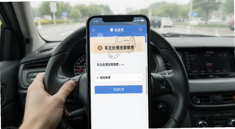 车主处理违章缴费页面预览图