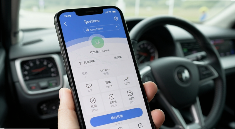 代驾司机手机接单设置界面预览图