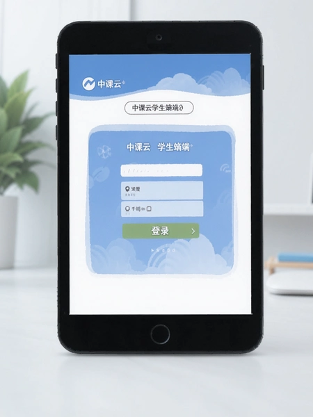 中课云学生端登录入口页面