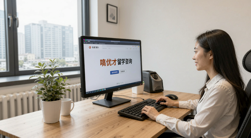 嗨优才留学咨询办公场景图