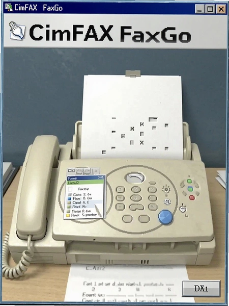 CimFAX FaxGo���մ�������ͼ