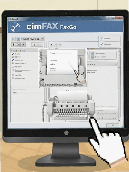 CimFAX FaxGo���ʹ����������ʾ��ͼ