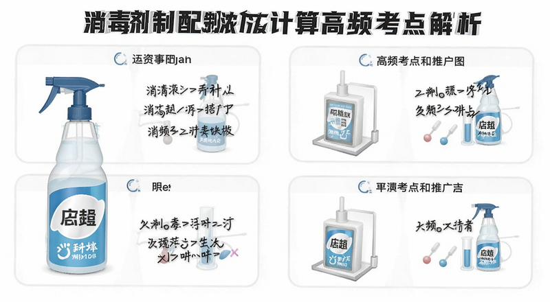 消毒剂配制浓度计算高频考点解析图