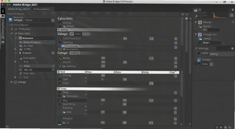 Adobe Bridge 2021专业版首选项缓存设置界面预览图