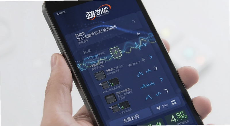 劲能流量手机流量监控界面预览图